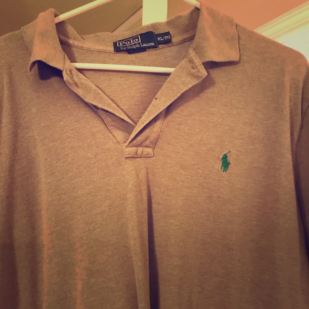Tan Polo Shirt